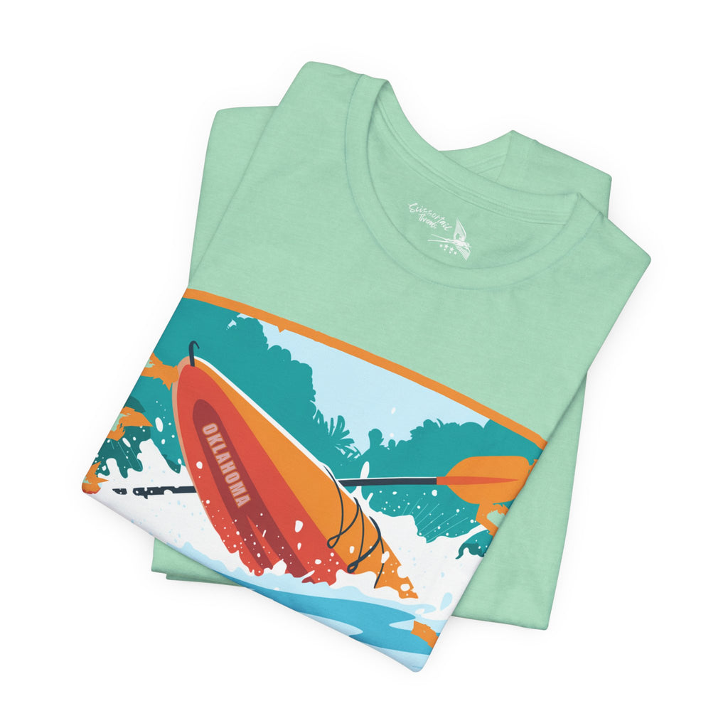 Kayak Oklahoma Explore Boldly Tee!