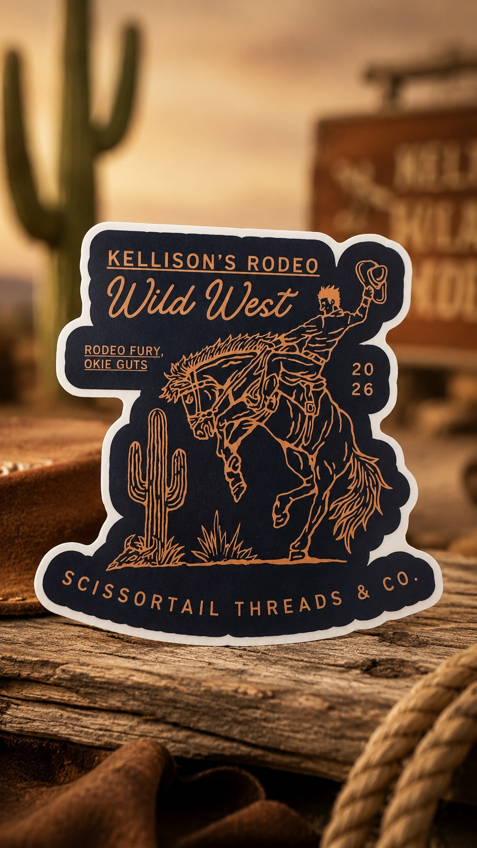 Wild West Kellison’s Rodeo Sticker