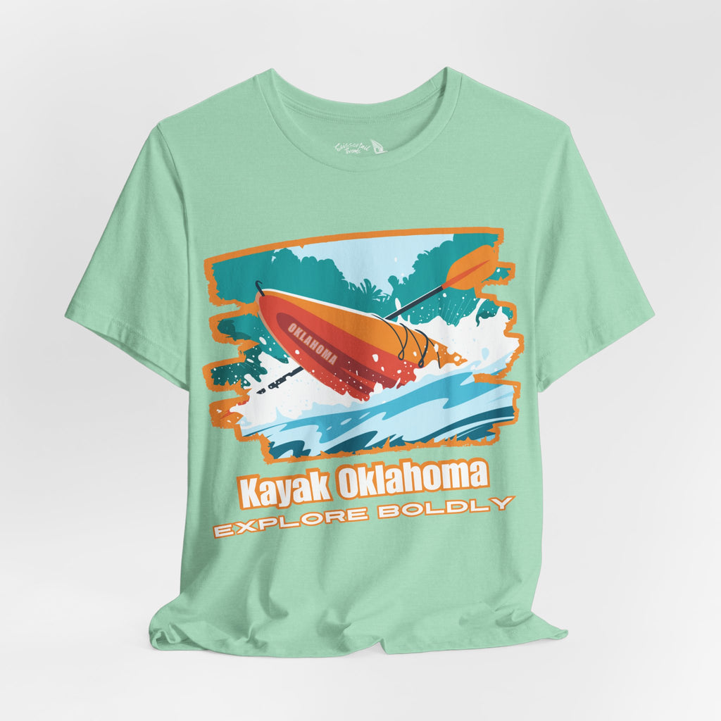 Kayak Oklahoma Explore Boldly Tee!