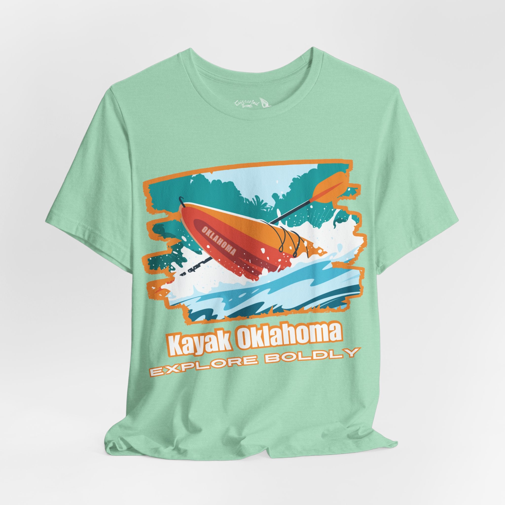 Kayak Oklahoma Explore Boldly Tee!