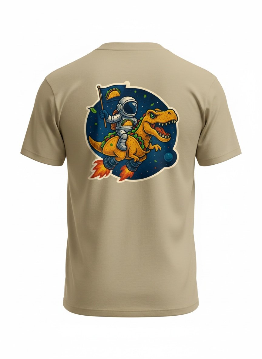 Astro Taco Rider Tee | Oklahoma Aerospace Week Tribute Shirt