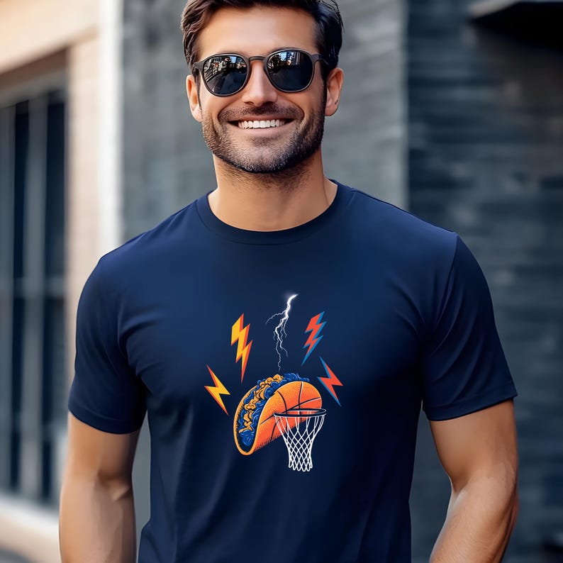 Let's Get Tacos After the Game! | OKC Thunder Taco Basketball Tee | Game Day Shirt | Thunder Fan Gift | Taco Lover Tee