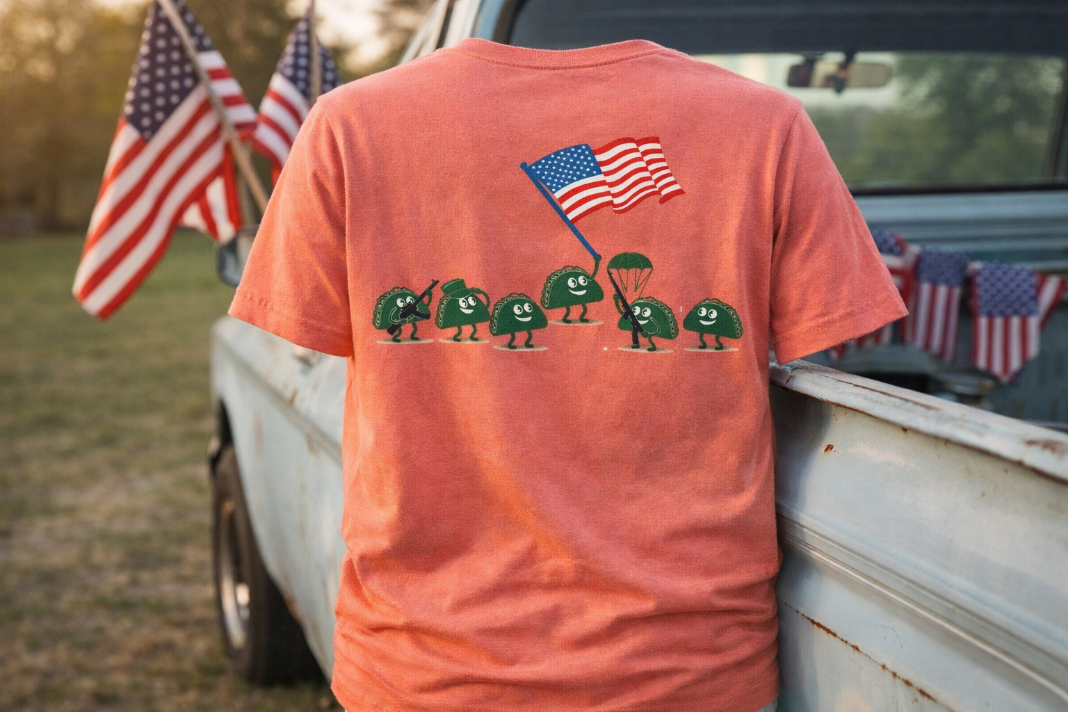 Taco Troop Tee — The Green Army Taco Soldiers Shirt