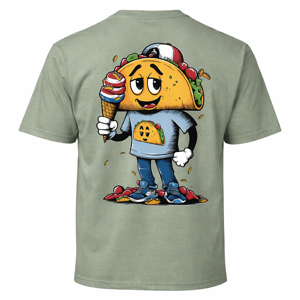 🌮 Taco-Ice Cream 4th of July Man Tee