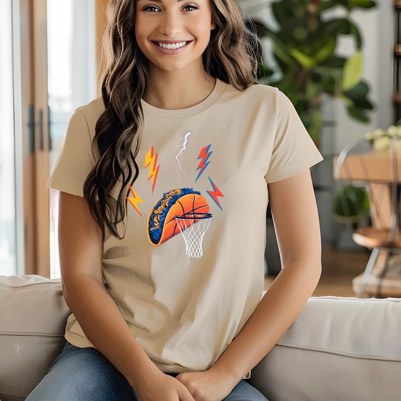 Let's Get Tacos After the Game! | OKC Thunder Taco Basketball Tee | Game Day Shirt | Thunder Fan Gift | Taco Lover Tee