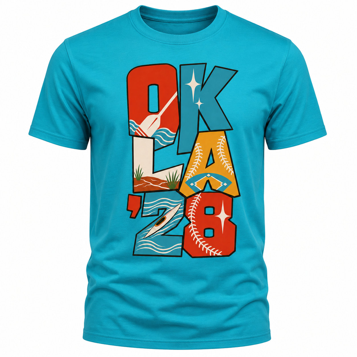 OKLA ’28 Softball & Canoe Slalom Tribute T-Shirt