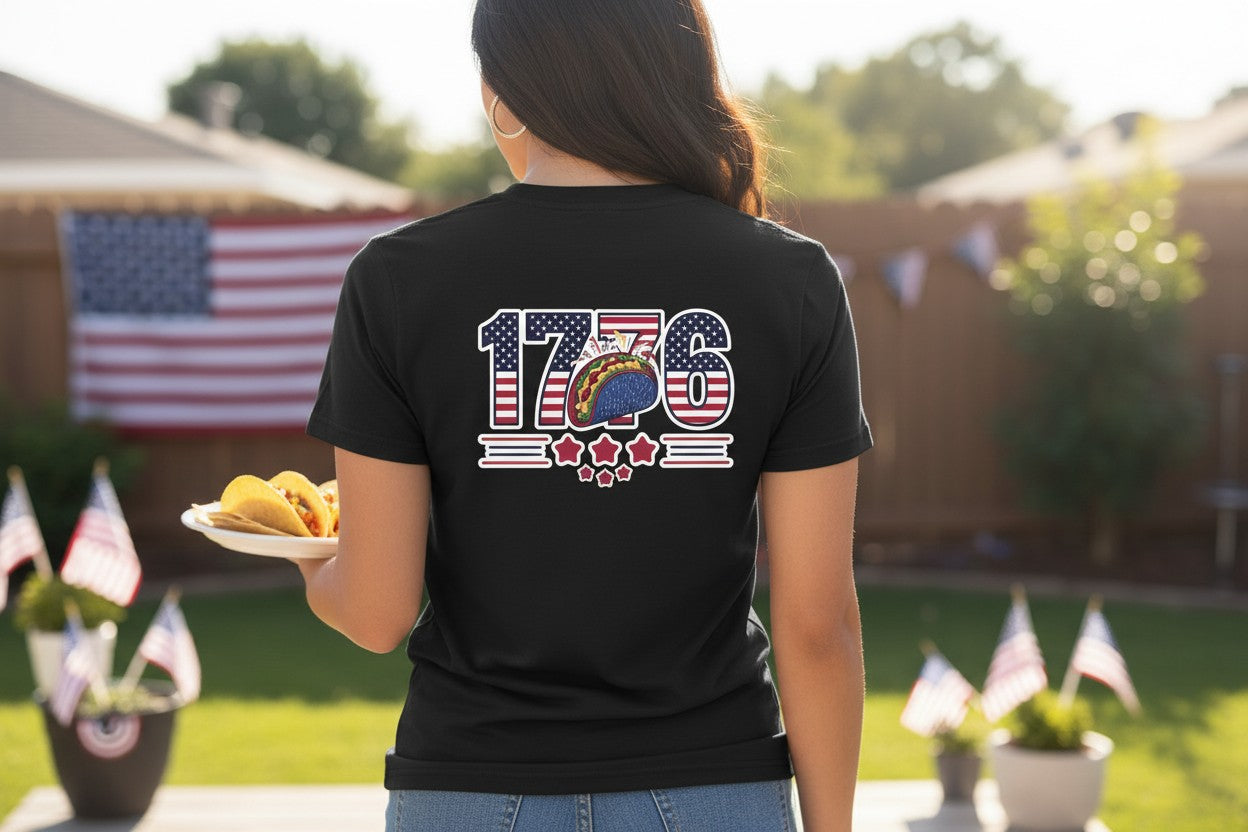 1776 Taco Patriot Shirt | America 250th Anniversary Shirt | 4th of July 2026 Shirt | Semiquincentennial USA Tee