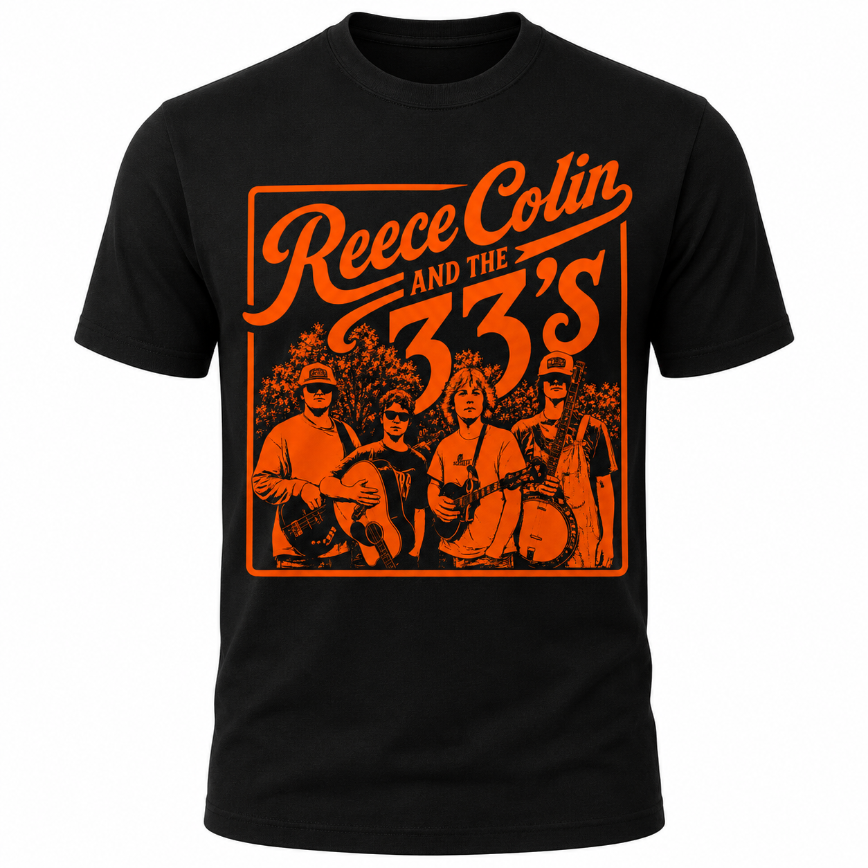 Reece Colin & the 33’s Official Tee – Classic Black