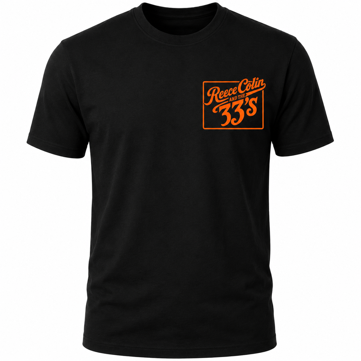 Reece Colin & the 33’s Official Tee – Classic Black