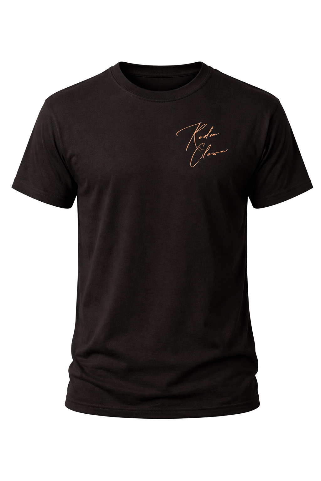 Rodeo Clown T-Shirt | Western Script Tee | Funny Rodeo Shirt | Black & Gold | Rodeo Gift