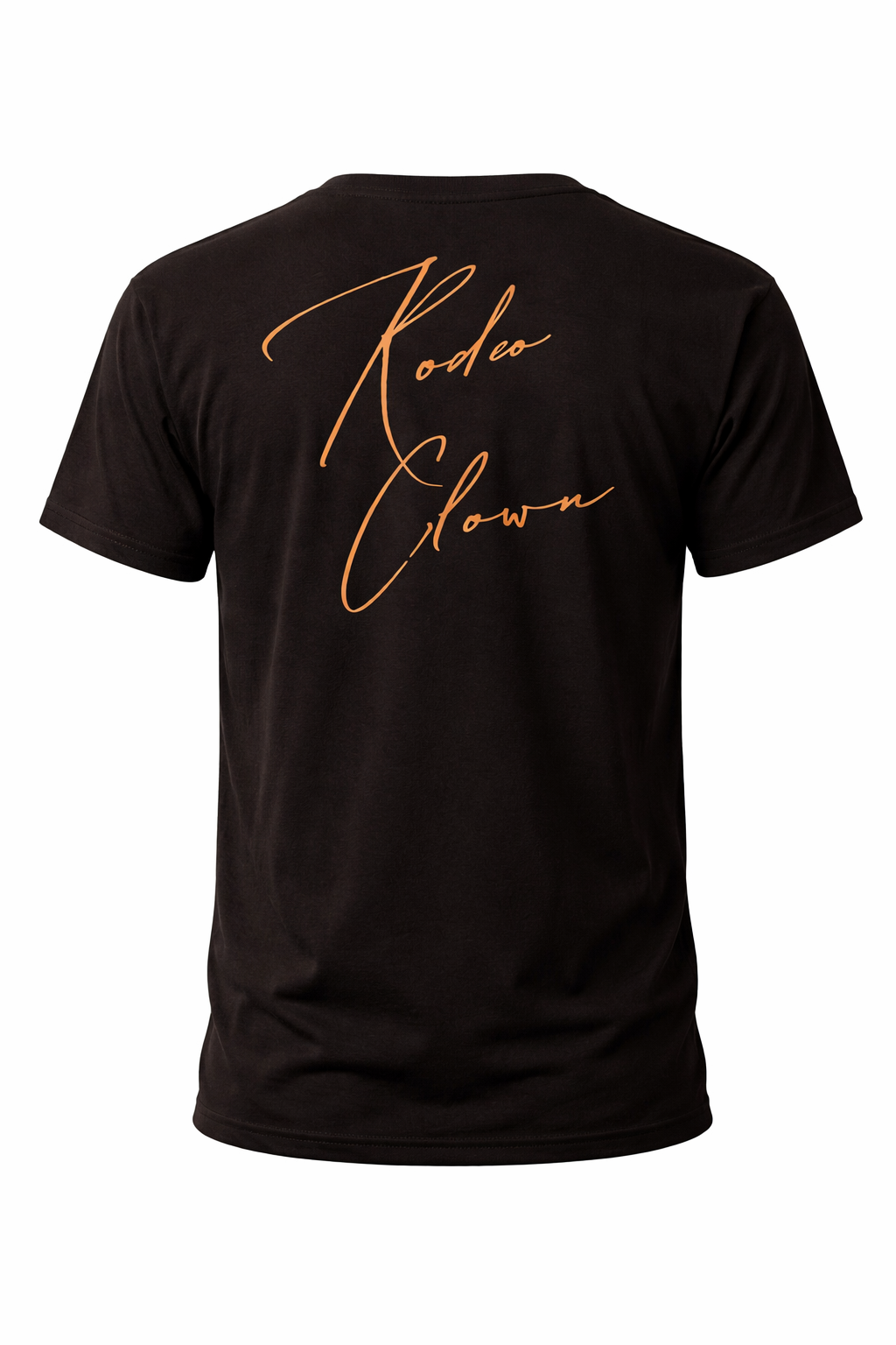 Rodeo Clown T-Shirt | Western Script Tee | Funny Rodeo Shirt | Black & Gold | Rodeo Gift